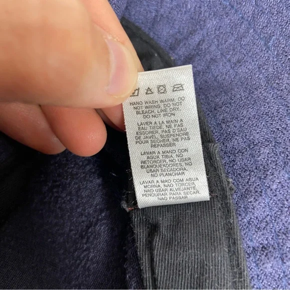 Vintage Y2K Nike Bucket Hat Navy Blue Center Swoosh L/XL - Picture 10 of 10